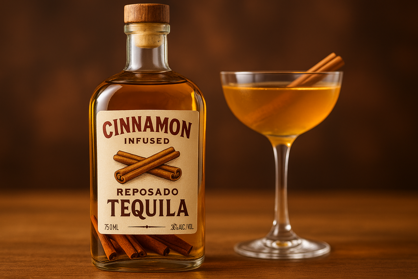 Cinnamon Infused Repasado Tequila